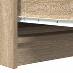 Casa si Gradina - Mobilier - Comode si corpuri - Comode - Servanta, stejar sonoma, 100x35x76 cm, lemn prelucrat - Infinity.ro