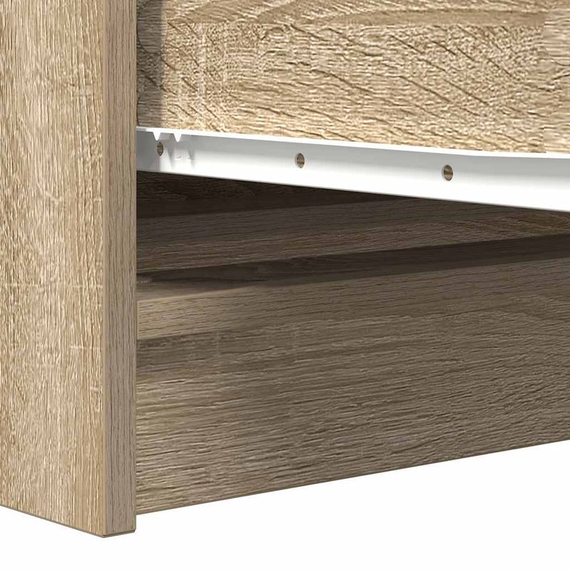 Casa si Gradina - Mobilier - Comode si corpuri - Comode - Servanta, stejar sonoma, 100x35x76 cm, lemn prelucrat - Infinity.ro