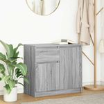 Casa si Gradina - Mobilier - Comode si corpuri - Comode - Bufeta cu sertar Gri Sonoma 71x35x65 cm Lemn prelucrat - Infinity.ro