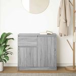 Casa si Gradina - Mobilier - Comode si corpuri - Comode - Bufeta cu sertar Gri Sonoma 71x35x65 cm Lemn prelucrat - Infinity.ro