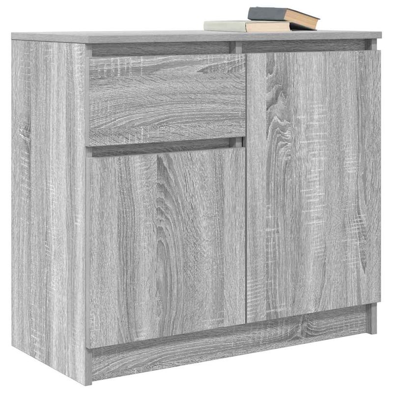 Casa si Gradina - Mobilier - Comode si corpuri - Comode - Bufeta cu sertar Gri Sonoma 71x35x65 cm Lemn prelucrat - Infinity.ro