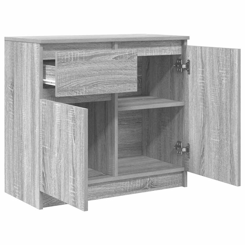 Casa si Gradina - Mobilier - Comode si corpuri - Comode - Bufeta cu sertar Gri Sonoma 71x35x65 cm Lemn prelucrat - Infinity.ro