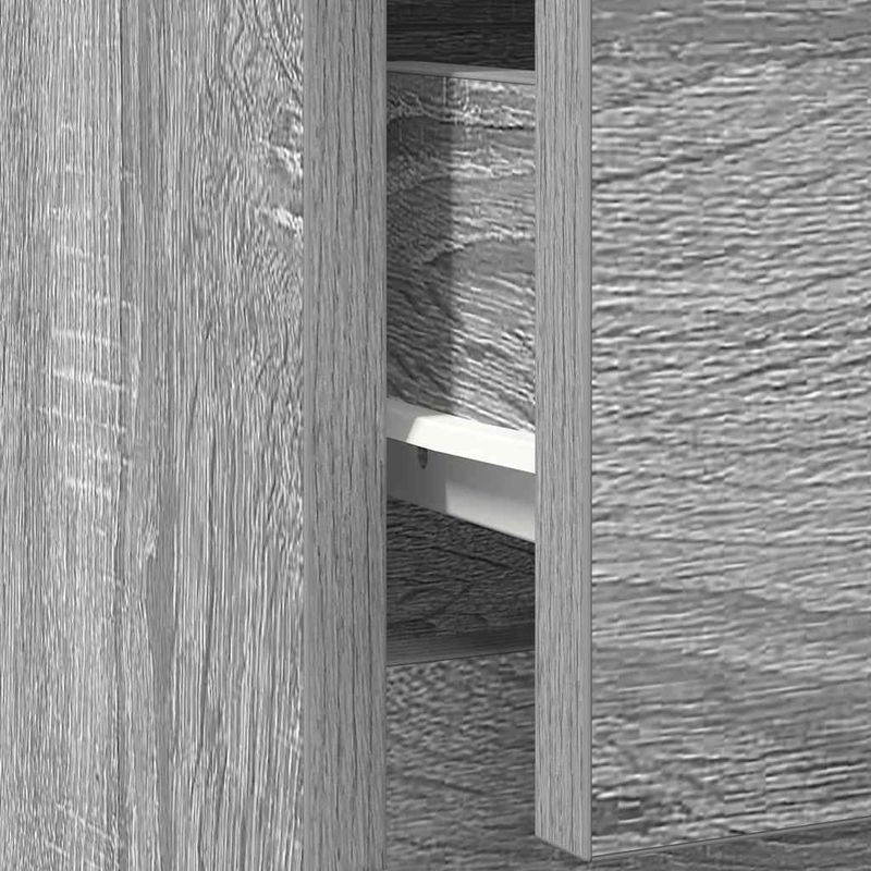 Casa si Gradina - Mobilier - Comode si corpuri - Comode - Bufeta cu sertar Gri Sonoma 71x35x65 cm Lemn prelucrat - Infinity.ro