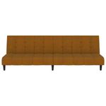 Casa si Gradina - Mobilier - Canapele si coltare - Canapele - Canapea extensibila cu 2 locuri, maro, catifea - Infinity.ro