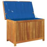 Casa si Gradina - Gradina si terasa - Mobilier exterior - Dulapuri si lazi depozitare exterior - Cutie de perne de exterior 90x50x60,5 cm lemn masiv de salcam, gri închis - Infinity.ro