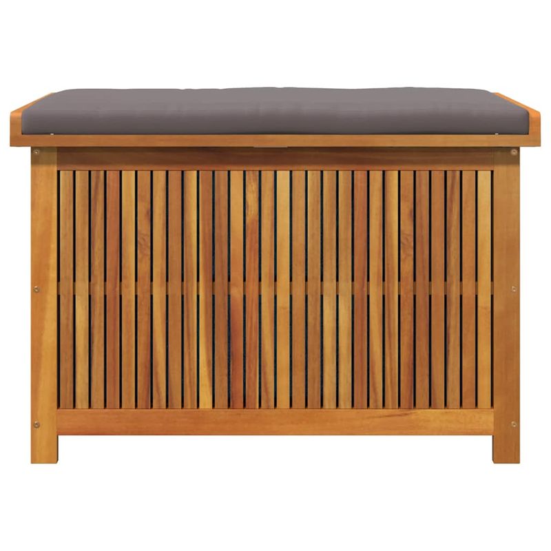 Casa si Gradina - Gradina si terasa - Mobilier exterior - Dulapuri si lazi depozitare exterior - Cutie de perne de exterior 90x50x60,5 cm lemn masiv de salcam, gri închis - Infinity.ro