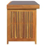 Casa si Gradina - Gradina si terasa - Mobilier exterior - Dulapuri si lazi depozitare exterior - Cutie de perne de exterior 90x50x60,5 cm lemn masiv de salcam, gri închis - Infinity.ro