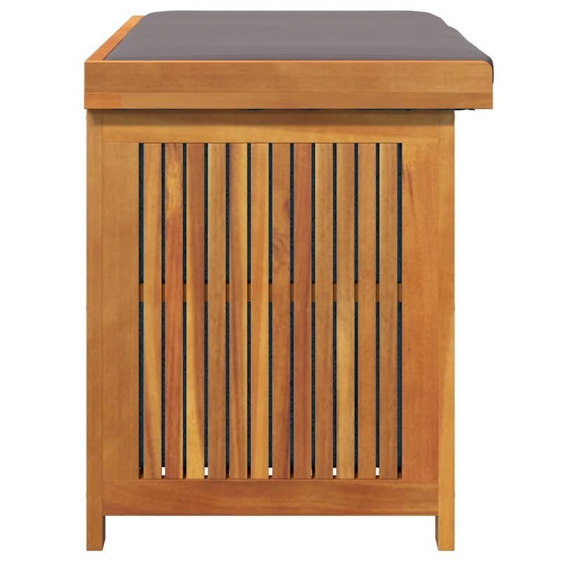 Casa si Gradina - Gradina si terasa - Mobilier exterior - Dulapuri si lazi depozitare exterior - Cutie de perne de exterior 90x50x60,5 cm lemn masiv de salcam, gri închis - Infinity.ro