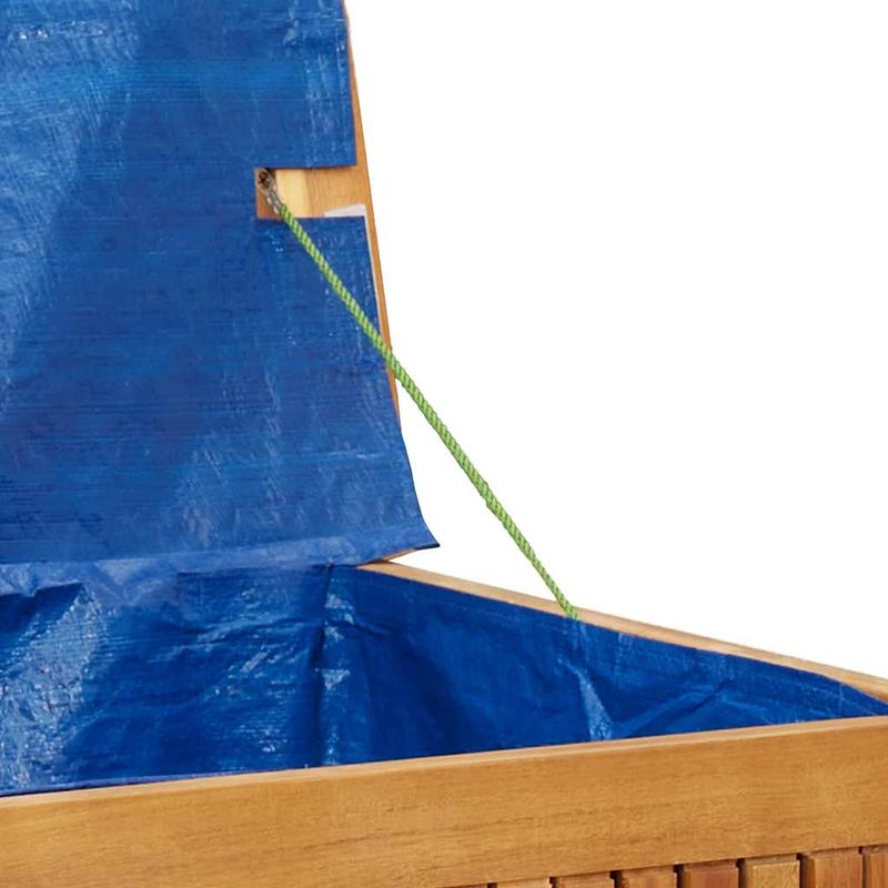 Casa si Gradina - Gradina si terasa - Mobilier exterior - Dulapuri si lazi depozitare exterior - Cutie de perne de exterior 90x50x60,5 cm lemn masiv de salcam, gri închis - Infinity.ro