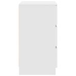 Casa si Gradina - Mobilier - Comode si corpuri - Noptiere - Noptiere cu 3 sertare 2 buc Alb 39x35x65 cm - Infinity.ro