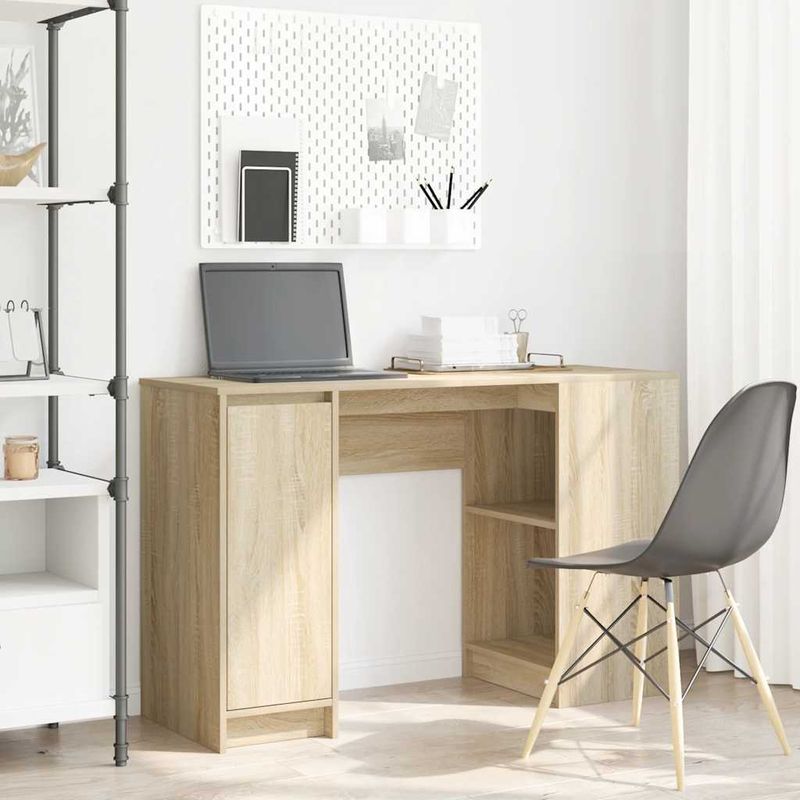 Casa si Gradina - Mobilier - Mese si birouri - Birouri - Birou Stejar Sonoma 120x42x76 cm Lemn prelucrat - Infinity.ro
