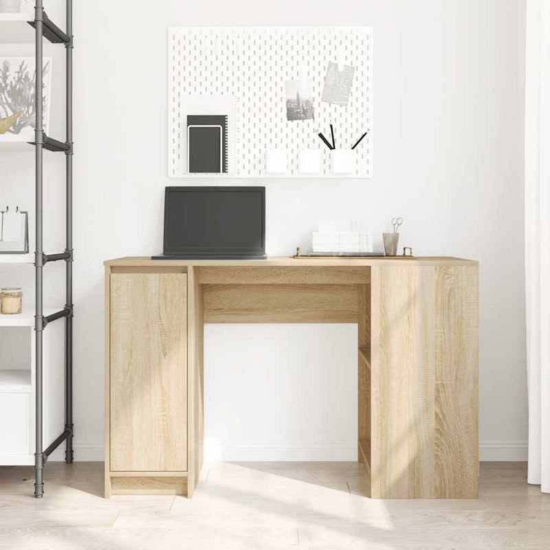 Casa si Gradina - Mobilier - Mese si birouri - Birouri - Birou Stejar Sonoma 120x42x76 cm Lemn prelucrat - Infinity.ro