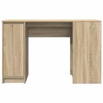 Casa si Gradina - Mobilier - Mese si birouri - Birouri - Birou Stejar Sonoma 120x42x76 cm Lemn prelucrat - Infinity.ro