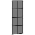 Casa si Gradina - Constructii - Usi interior, exterior si garaj - Usi interior - Usa glisanta cu set feronerie neagra 76x205cm sticla securizata - Infinity.ro