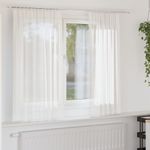 Casa si Gradina - Textile si covoare - Perdele si draperii - Perdele - Perdele Voile cu Bucle 2 buc Alb 140x175 cm - Infinity.ro