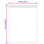 Casa si Gradina - Textile si covoare - Perdele si draperii - Perdele - Perdele Voile cu Bucle 2 buc Alb 140x175 cm - Infinity.ro