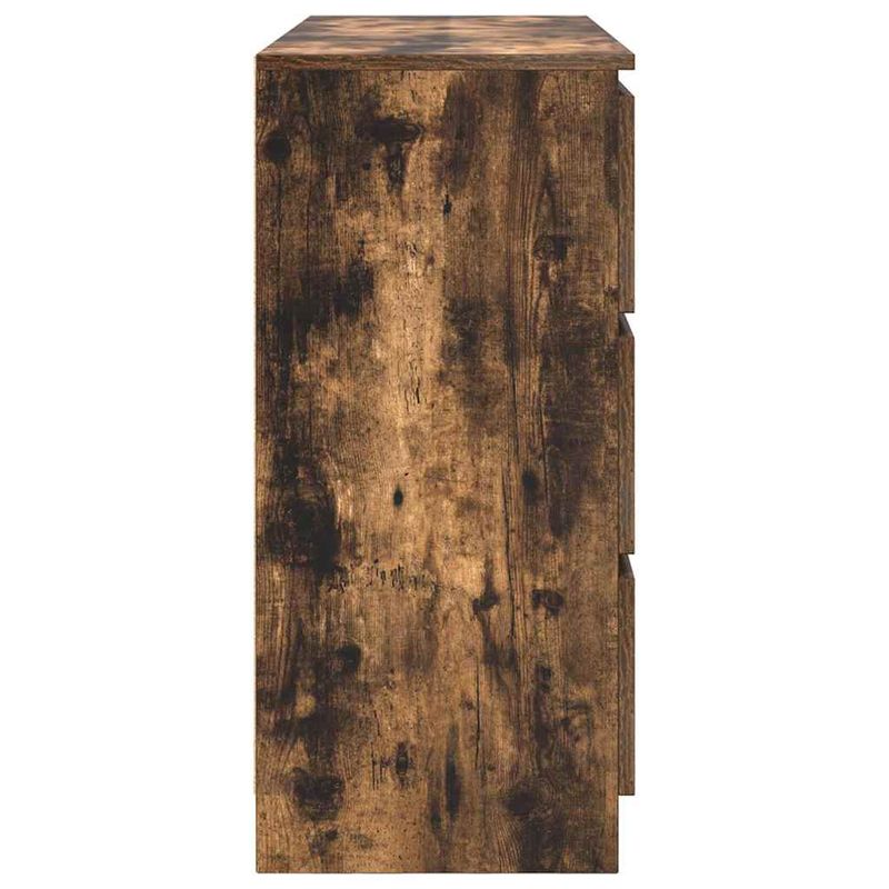 Casa si Gradina - Mobilier - Comode si corpuri - Comode - Dulap, stejar fumuriu, 100x35x76 cm, lemn compozit - Infinity.ro