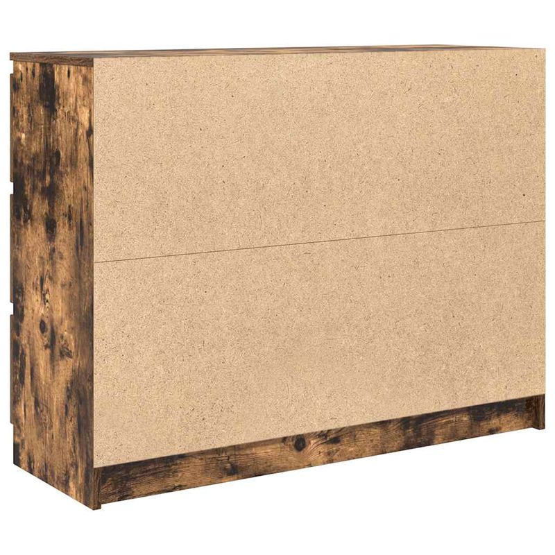 Casa si Gradina - Mobilier - Comode si corpuri - Comode - Dulap, stejar fumuriu, 100x35x76 cm, lemn compozit - Infinity.ro
