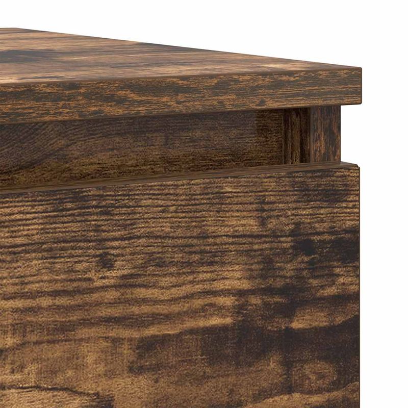 Casa si Gradina - Mobilier - Comode si corpuri - Comode - Dulap, stejar fumuriu, 100x35x76 cm, lemn compozit - Infinity.ro