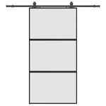 Casa si Gradina - Constructii - Usi interior, exterior si garaj - Usi interior - Usa glisanta cu set de feronerie neagra sticla securizata - Infinity.ro