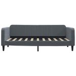Casa si Gradina - Mobilier - Paturi si accesorii - Paturi - Cadru de pat, gri inchis, 90x190 cm, catifea - Infinity.ro
