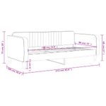 Casa si Gradina - Mobilier - Paturi si accesorii - Paturi - Cadru de pat, gri inchis, 90x190 cm, catifea - Infinity.ro