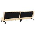 Casa si Gradina - Mobilier - Canapele si coltare - Canapele - Canapea extensibila cu 2 locuri, crem, catifea - Infinity.ro