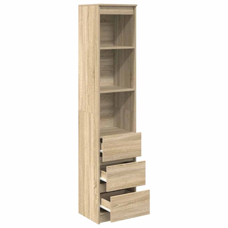 Casa si Gradina - Mobilier - Dulapuri si sifoniere - Dulapuri - Dulap Stejar Sonoma 37,5x35x180 cm Lemn prelucrat - Infinity.ro