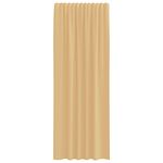 Casa si Gradina - Textile si covoare - Perdele si draperii - Perdele - Perdele Voile cu Bucle 2 buc Nisip 140x260 cm - Infinity.ro