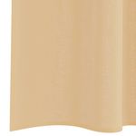 Casa si Gradina - Textile si covoare - Perdele si draperii - Perdele - Perdele Voile cu Bucle 2 buc Nisip 140x260 cm - Infinity.ro