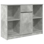 Casa si Gradina - Mobilier - Comode si corpuri - Comode - Bufeta cu sertar Gri beton 101x35x76 cm Lemn prelucrat - Infinity.ro