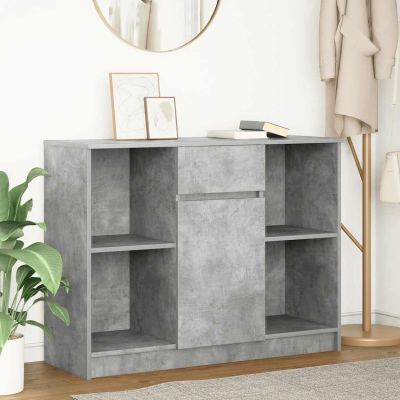 Casa si Gradina - Mobilier - Comode si corpuri - Comode - Bufeta cu sertar Gri beton 101x35x76 cm Lemn prelucrat - Infinity.ro