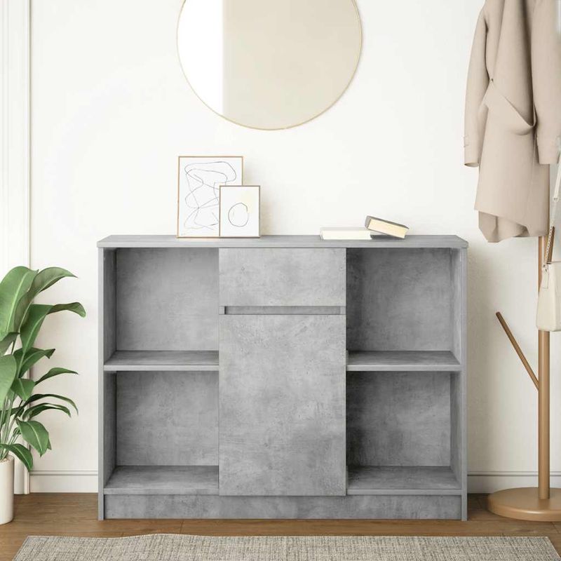 Casa si Gradina - Mobilier - Comode si corpuri - Comode - Bufeta cu sertar Gri beton 101x35x76 cm Lemn prelucrat - Infinity.ro