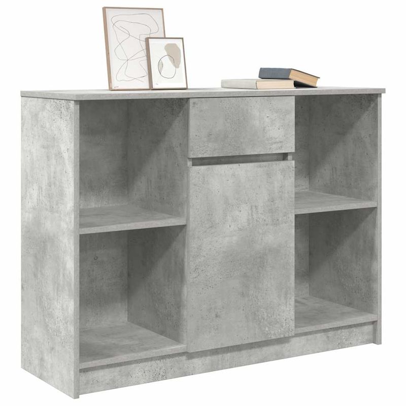 Casa si Gradina - Mobilier - Comode si corpuri - Comode - Bufeta cu sertar Gri beton 101x35x76 cm Lemn prelucrat - Infinity.ro
