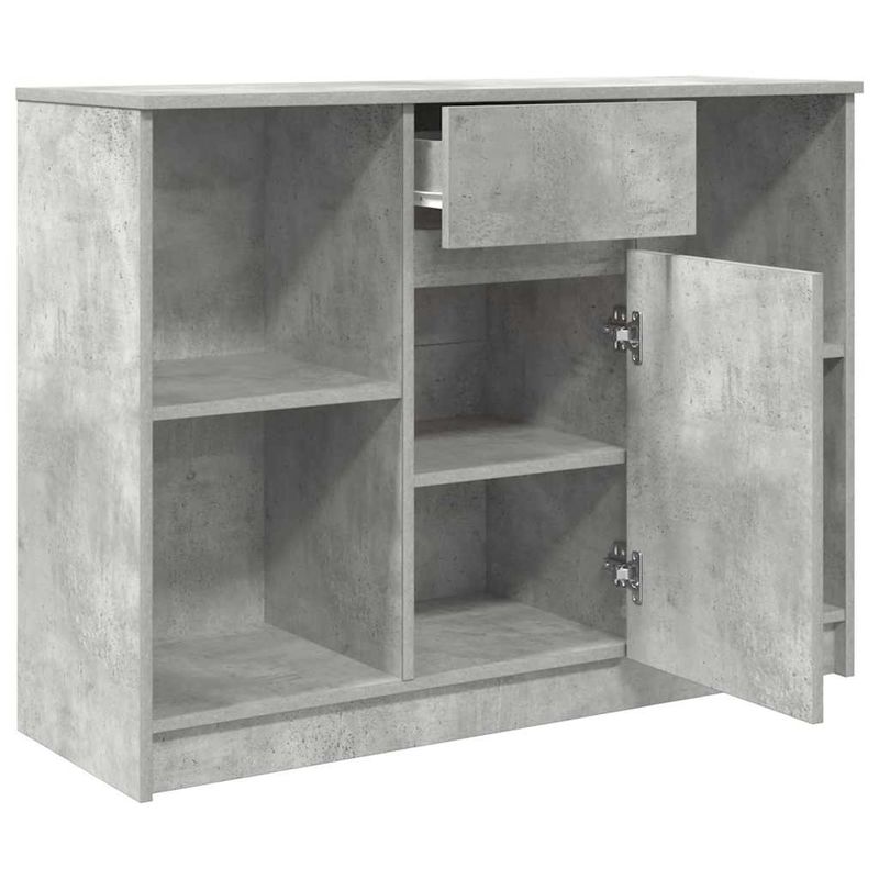 Casa si Gradina - Mobilier - Comode si corpuri - Comode - Bufeta cu sertar Gri beton 101x35x76 cm Lemn prelucrat - Infinity.ro