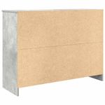 Casa si Gradina - Mobilier - Comode si corpuri - Comode - Bufeta cu sertar Gri beton 101x35x76 cm Lemn prelucrat - Infinity.ro