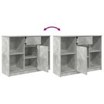 Casa si Gradina - Mobilier - Comode si corpuri - Comode - Bufeta cu sertar Gri beton 101x35x76 cm Lemn prelucrat - Infinity.ro