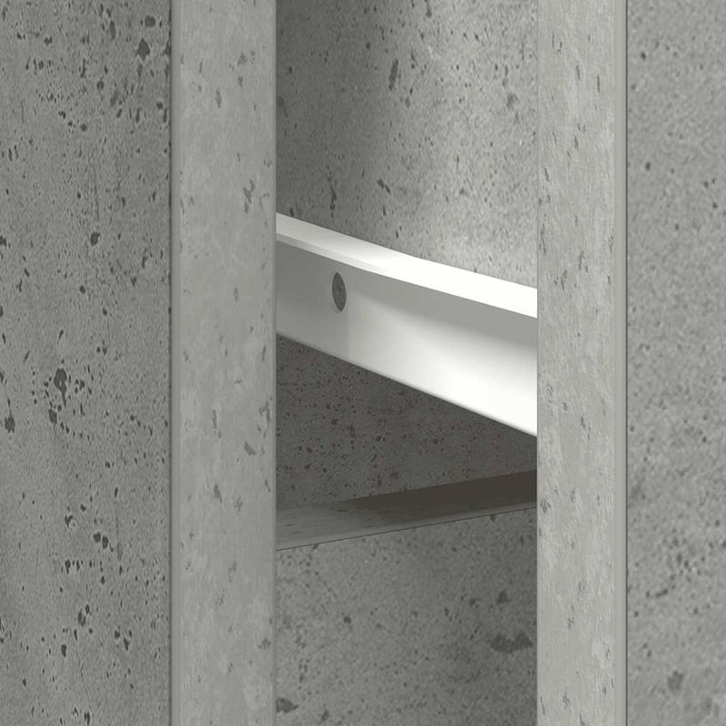 Casa si Gradina - Mobilier - Comode si corpuri - Comode - Bufeta cu sertar Gri beton 101x35x76 cm Lemn prelucrat - Infinity.ro