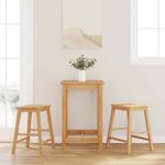 Casa si Gradina - Mobilier - Scaune si fotolii - Scaune - Scaune de bar 2 buc din lemn masiv cauciuc - Infinity.ro