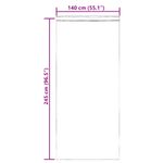 Casa si Gradina - Textile si covoare - Perdele si draperii - Perdele - Perdele Voile cu Bucle 2 buc Galben 140x245 cm - Infinity.ro