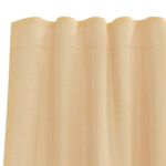 Casa si Gradina - Textile si covoare - Perdele si draperii - Perdele - Perdele Voile cu Bucle 2 buc Nisip 140x140 cm - Infinity.ro