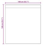 Casa si Gradina - Textile si covoare - Perdele si draperii - Perdele - Perdele Voile cu Bucle 2 buc Nisip 140x140 cm - Infinity.ro