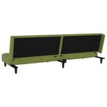Casa si Gradina - Mobilier - Canapele si coltare - Canapele - Canapea extensibila cu 2 locuri, verde deschis, catifea - Infinity.ro