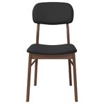 Casa si Gradina - Mobilier - Scaune si fotolii - Scaune - Scaune sufragerie cu perne 2 buc. cauciuc din lemn masiv maro - Infinity.ro