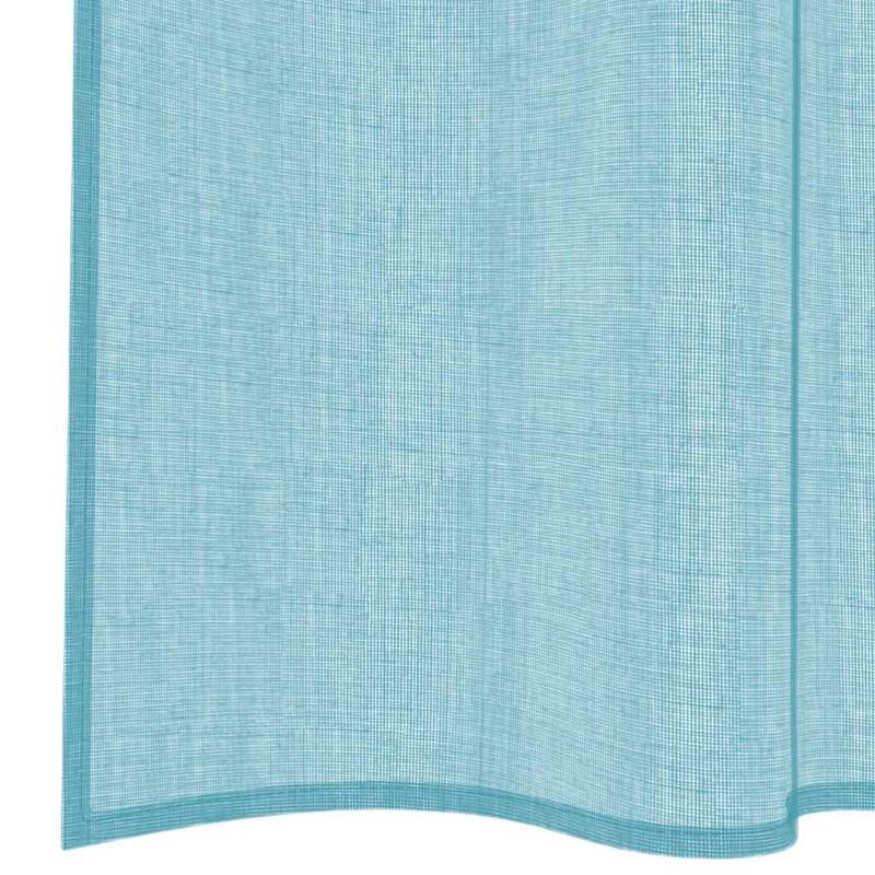 Casa si Gradina - Textile si covoare - Perdele si draperii - Perdele - Perdele Voile cu Bucle 2 buc Turcoaz 140x175 cm - Infinity.ro