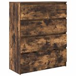 Casa si Gradina - Mobilier - Comode si corpuri - Comode - Bufeta Stejar afumat 80x35x99 cm Lemn prelucrat - Infinity.ro