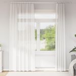 Casa si Gradina - Textile si covoare - Perdele si draperii - Perdele - Perdele Voile cu Bucle 2 buc Alb 140x225 cm - Infinity.ro