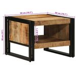 Casa si Gradina - Mobilier - Mese si birouri - Masute de cafea - Masuta de cafea 50x50x38 cm lemn masiv de mango - Infinity.ro