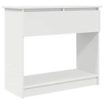 Casa si Gradina - Mobilier - Comode si corpuri - Console - Consola cu sertare alb 85,5x38,5x74,5 cm - Infinity.ro