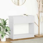 Casa si Gradina - Mobilier - Comode si corpuri - Console - Consola cu sertare alb 85,5x38,5x74,5 cm - Infinity.ro